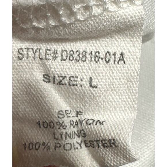 Altar’d State Women's Green Mini Dress Micro Floral Short Sleeve Large Boho - Picture 4 of 8